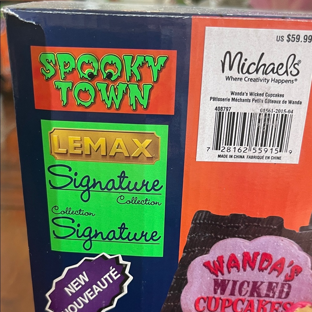 Lemax Spooky Town- Wanda’s Wicked Cupcakes Shop - Picture 2 of 7